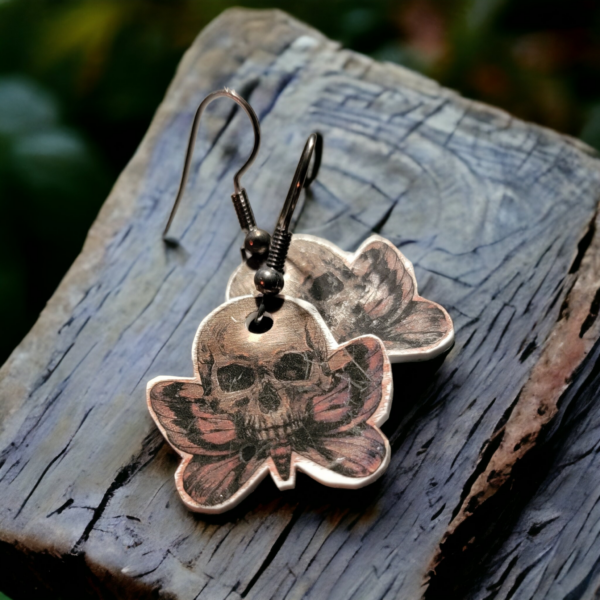 Death's Head Moth Earrings