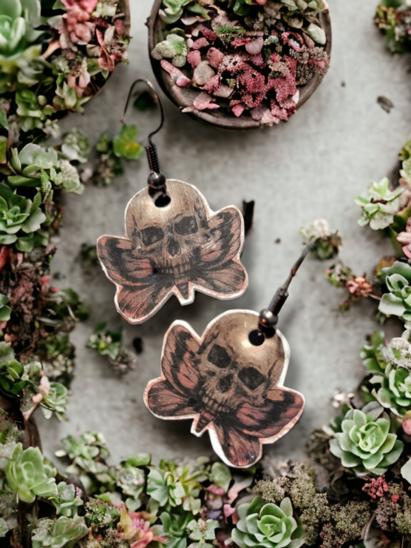 Death's Head Moth Earrings - Image 2