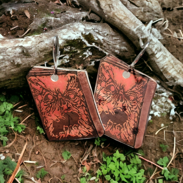Necronomicon Earrings