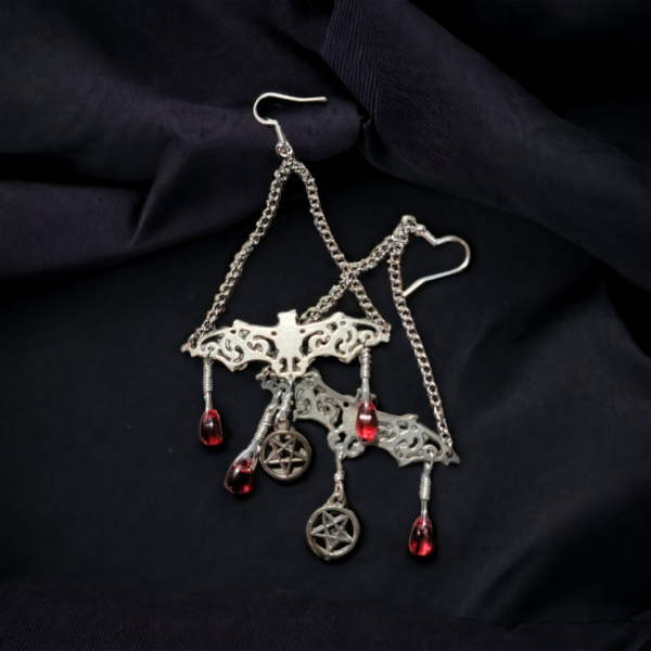 Vampire Bats Earrings - Image 3