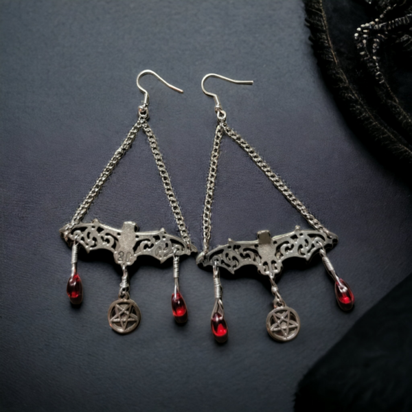 Vampire Bats Earrings