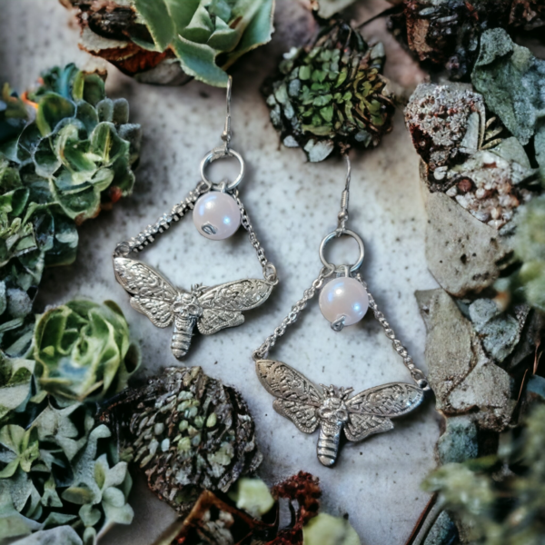 Pearly Death Earrings