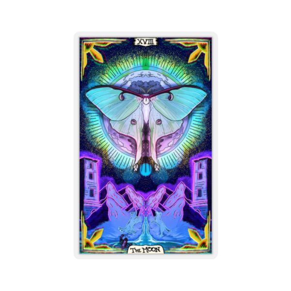 The Moon Tarot Sticker - Image 4