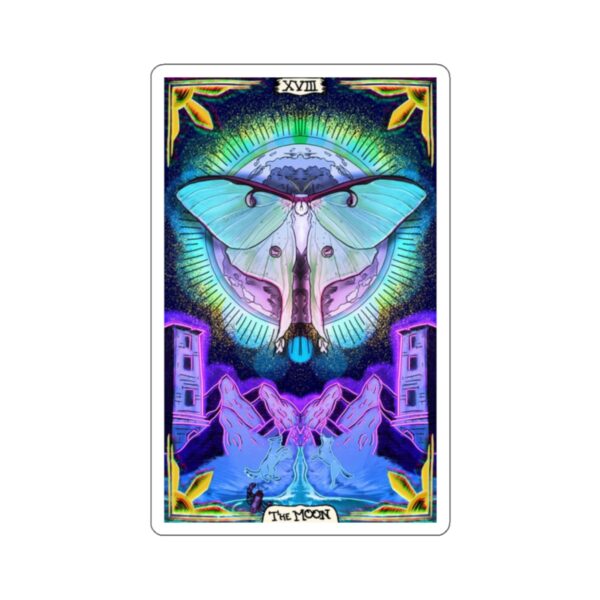 The Moon Tarot Sticker - Image 7