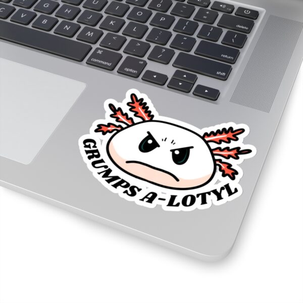 Grumpy Axolotl Stickers - Image 3