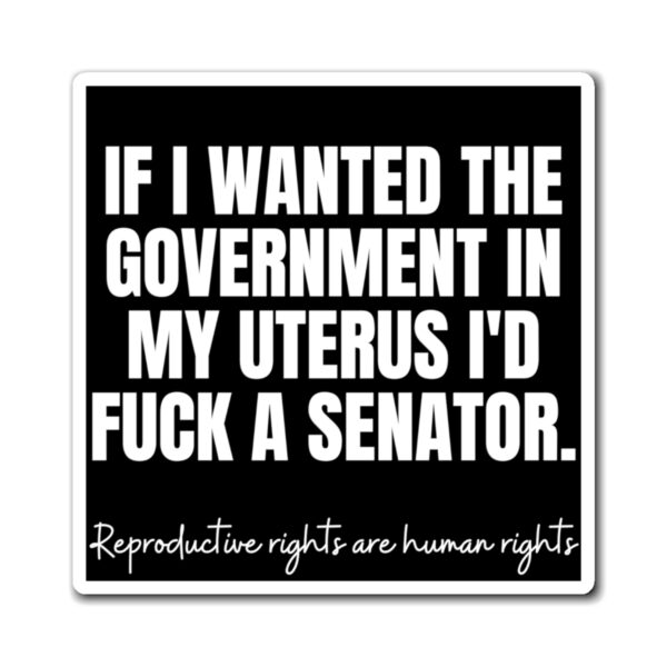 Fvck A Senator Reproductive Rights Magnet - Image 2
