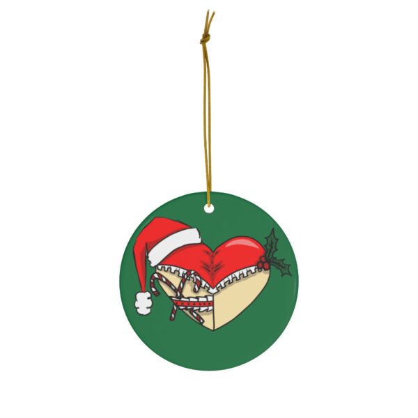 Santa Booty Funny Holiday Ceramic Ornaments - Image 4