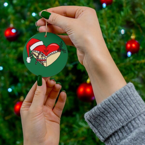 Santa Booty Funny Holiday Ceramic Ornaments - Image 6