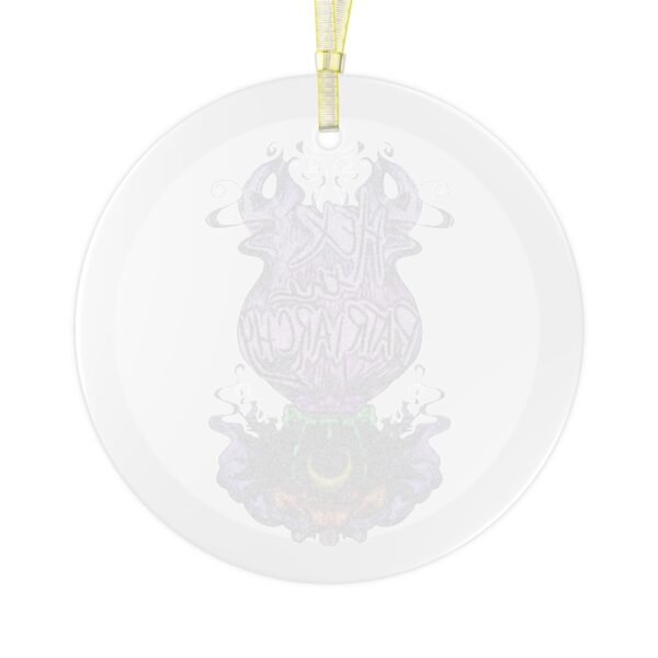 Hex the Patriarchy Glass Ornament - Image 3
