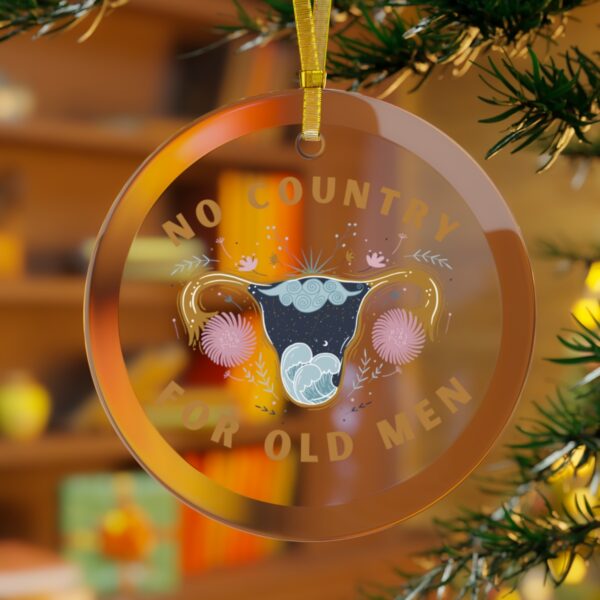 No Country for Old Men Glass Ornament