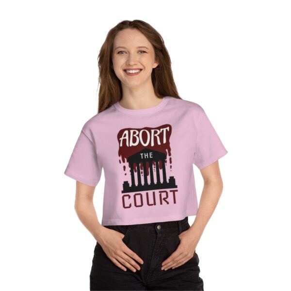 Abort the Court Cropped T-Shirt - Image 12