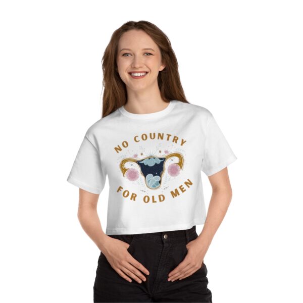 No Country for Old Men Cropped T-Shirt - Image 6