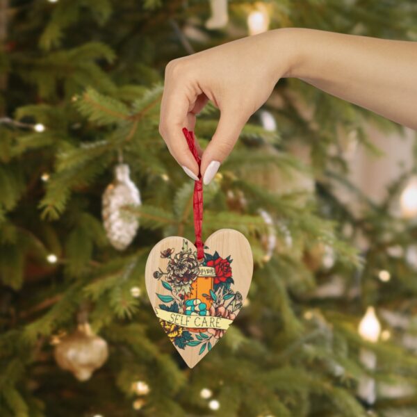 Self Care Wooden Ornament - Image 3