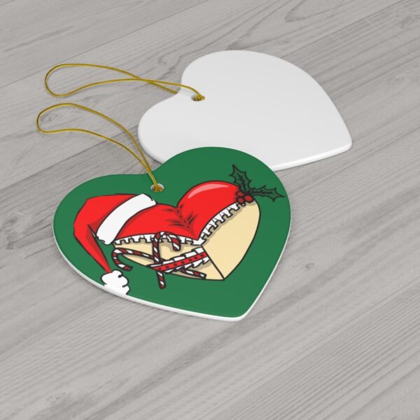 Santa Booty Funny Holiday Ceramic Ornaments - Image 2