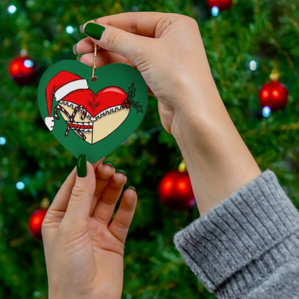 Santa Booty Funny Holiday Ceramic Ornaments - Image 3
