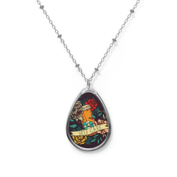 Self Care Oval Necklace