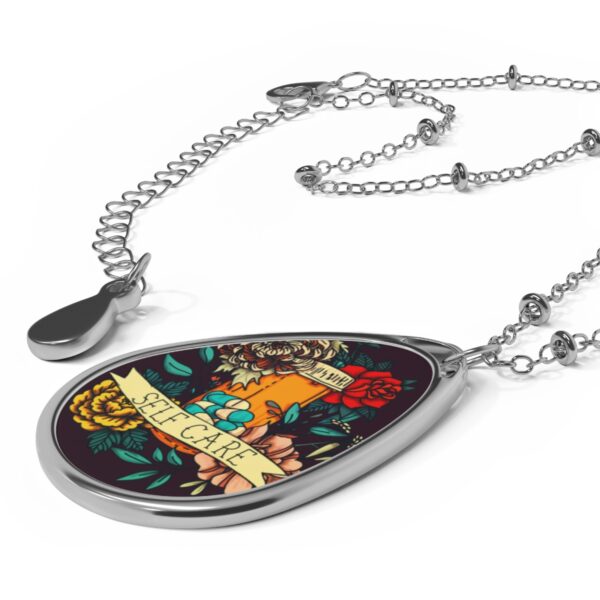 Self Care Oval Necklace - Image 3