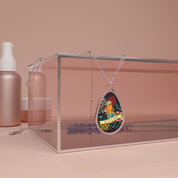 Self Care Oval Necklace - Image 4