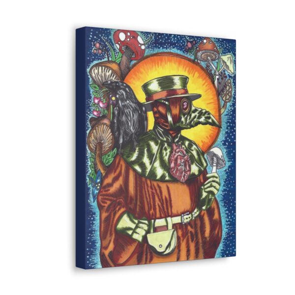 Retro Plague Doctor Gallery Wrap