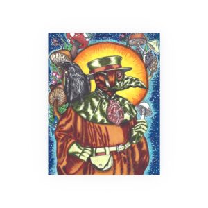 Retro Plague Doctor Archival Print