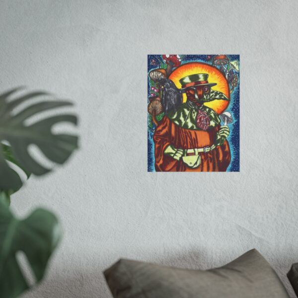 Retro Plague Doctor Archival Print - Image 29