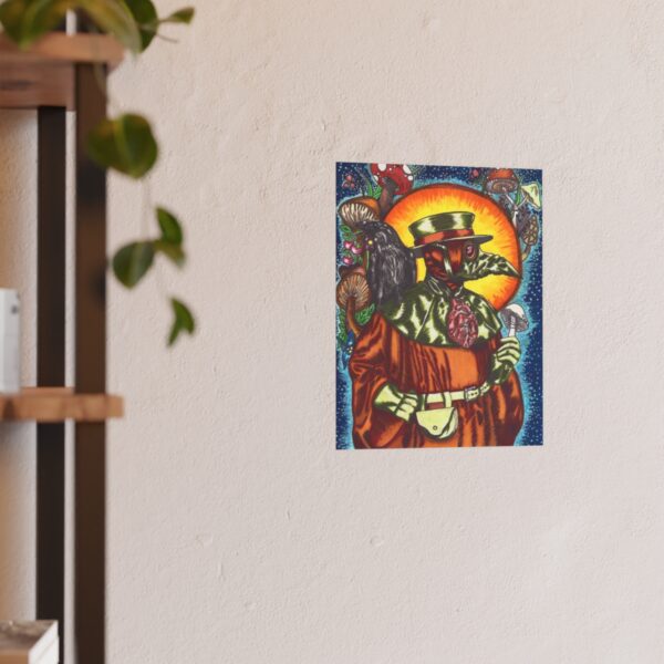 Retro Plague Doctor Archival Print - Image 30