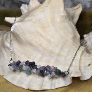 Mix Chip Bar Necklace