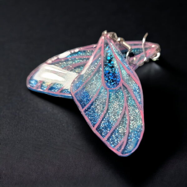 Fairy's Wings Earrings | Blue - Image 2