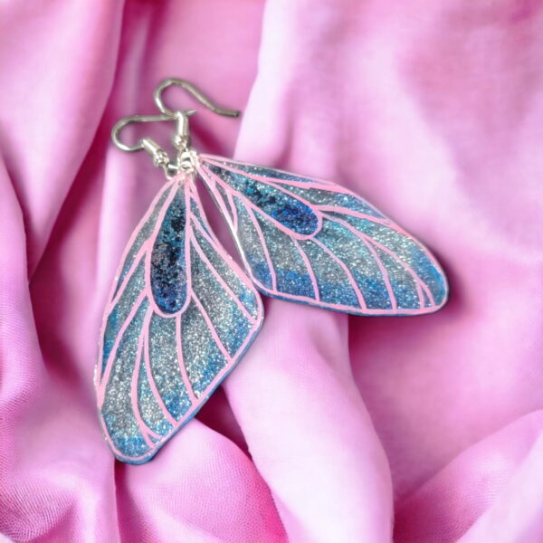 Fairy's Wings Earrings | Blue