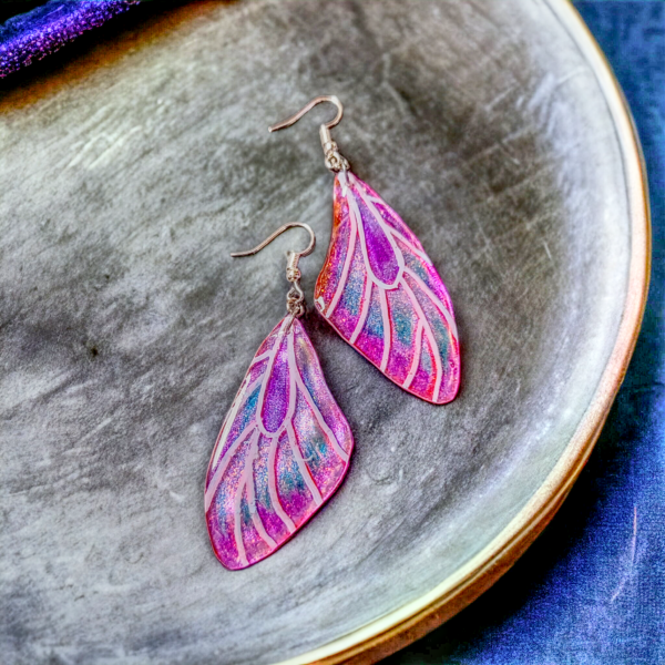 Fairy's Wings Earrings | Pink