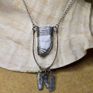 Howlite & Kyanite Necklace