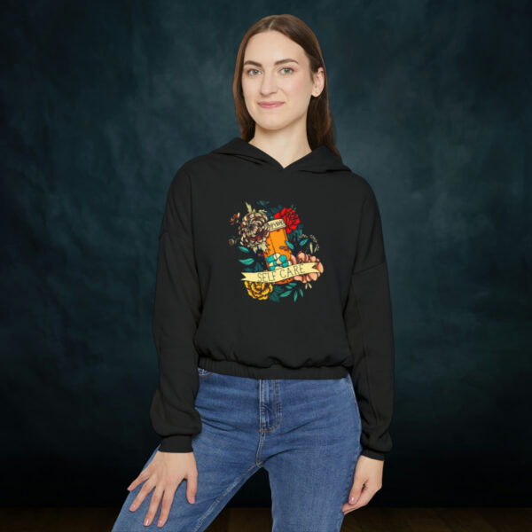 Self Care Cinched Bottom Hoodie - Image 10