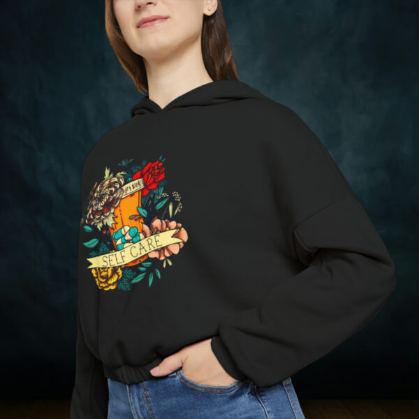 Self Care Cinched Bottom Hoodie - Image 12