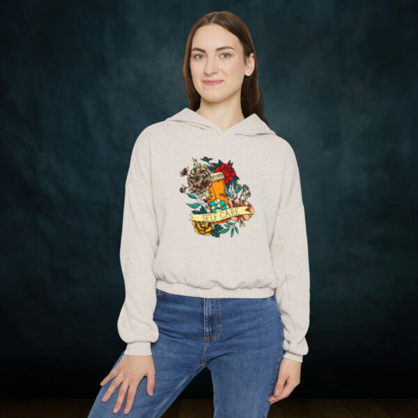 Self Care Cinched Bottom Hoodie - Image 16