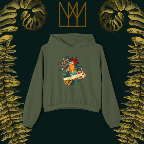 Self Care Cinched Bottom Hoodie - Image 2