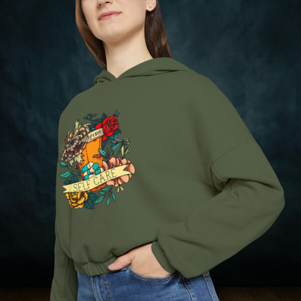 Self Care Cinched Bottom Hoodie - Image 6