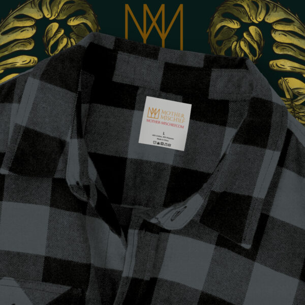 Abort the Court Unisex Flannel Shirt - Image 4