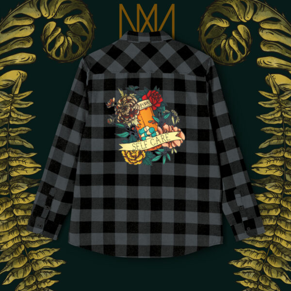 Self Care Unisex Flannel Shirt - Image 45