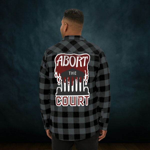 Abort the Court Unisex Flannel Shirt