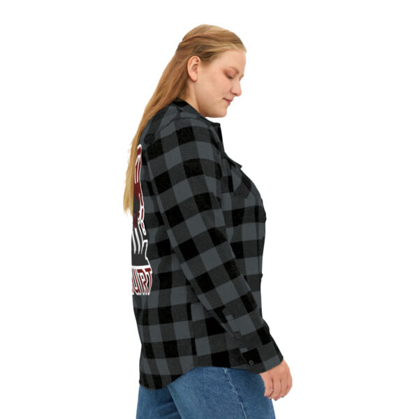 Abort the Court Unisex Flannel Shirt - Image 13