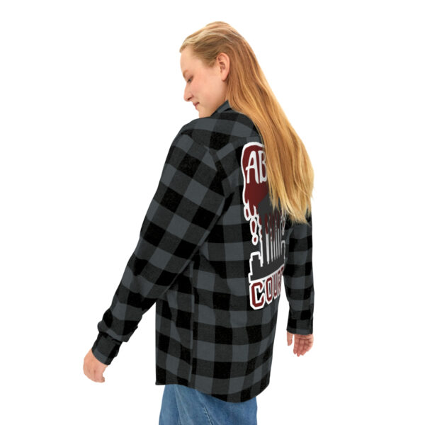 Abort the Court Unisex Flannel Shirt - Image 14