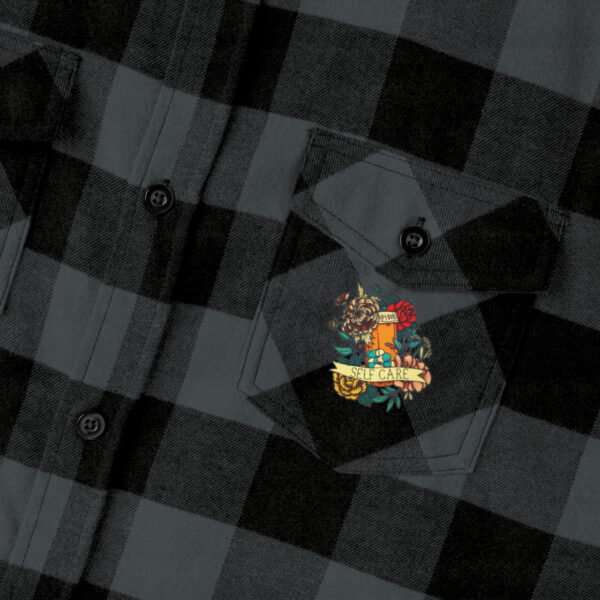 Self Care Unisex Flannel Shirt - Image 48