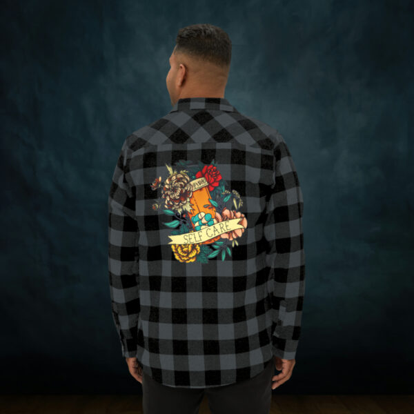 Self Care Unisex Flannel Shirt - Image 43