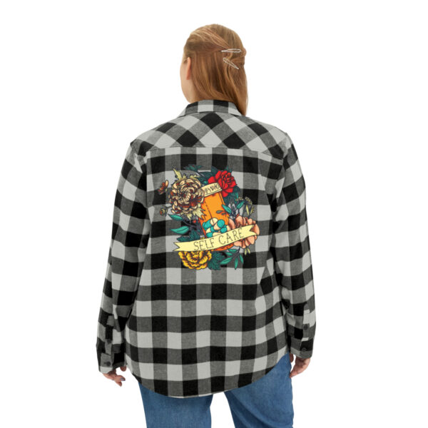Self Care Unisex Flannel Shirt - Image 40