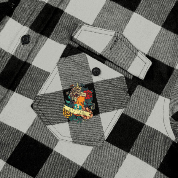 Self Care Unisex Flannel Shirt - Image 35