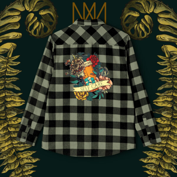 Self Care Unisex Flannel Shirt - Image 17