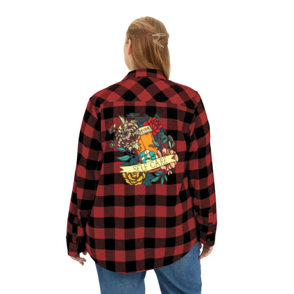 Self Care Unisex Flannel Shirt - Image 12