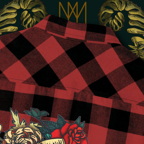 Self Care Unisex Flannel Shirt - Image 4