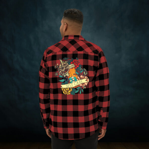 Self Care Unisex Flannel Shirt