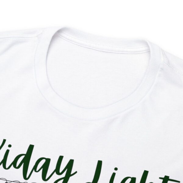 Holiday Lights & Reproductive Rights Christmas Unisex Heavy Cotton Tee - Image 23